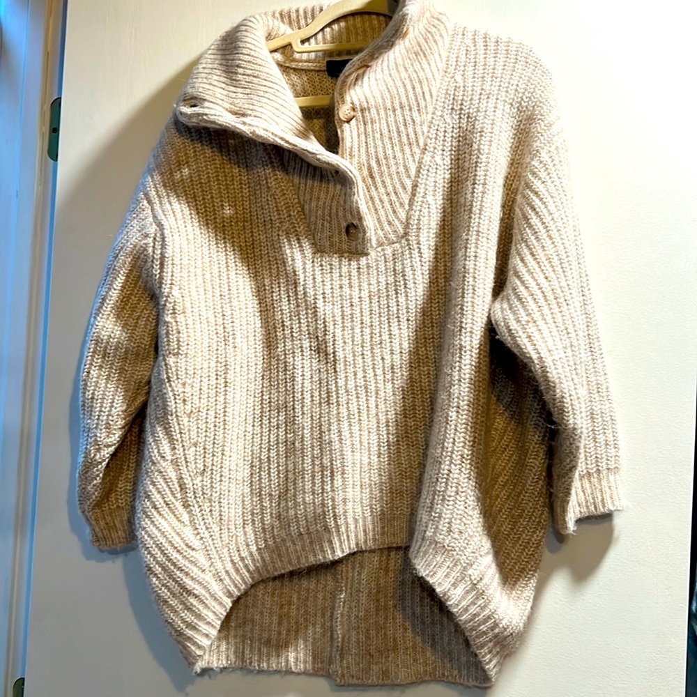 Hatch Size 1 Alpaca sweater for maternity